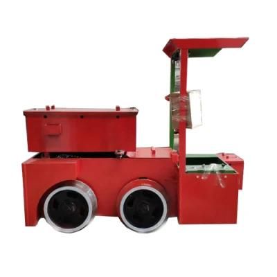 Hot Sale 1.5 Tons Mining Electrical Battery Overhead Trolley Rail Locomotives