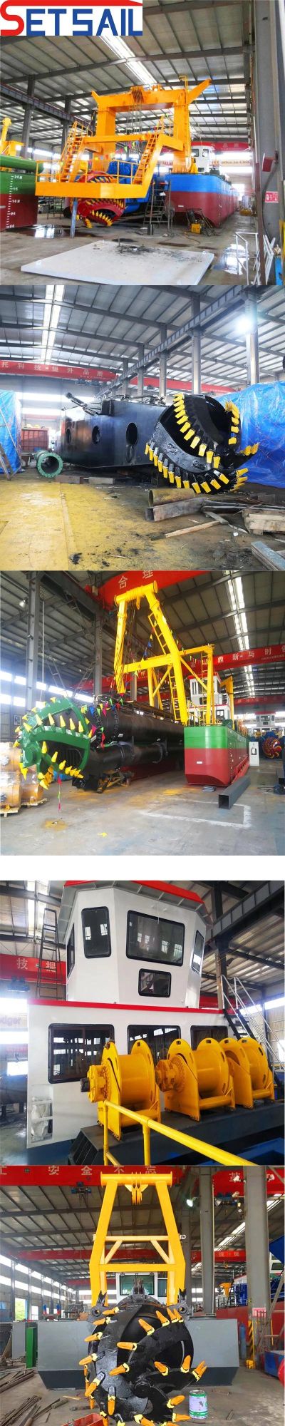 China Cheapest 20inch Water Flow 3500m3 Cutter Suction Dredger