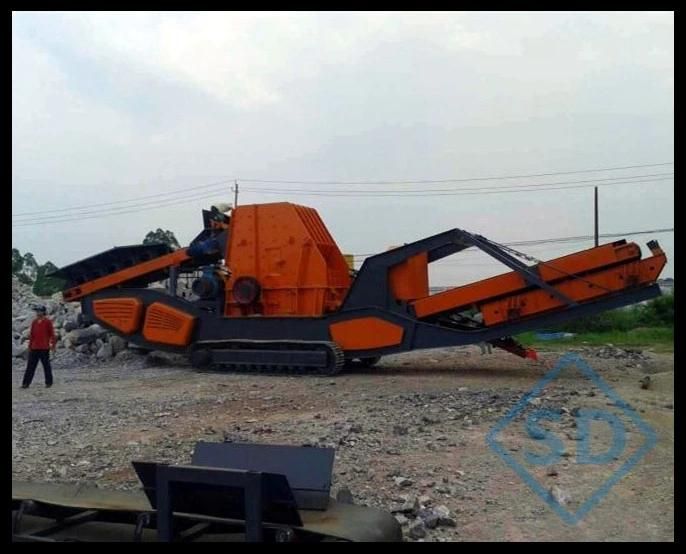 Mobile/Movable Impact Crusher Station for Waste Construction Materials