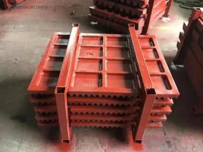 High Manganes Mn13 Cr2 Steel Jaw Plate Liner Plate PE400X600