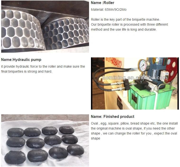 Force Feeding Charcoal Briquette Making Machine for Sale