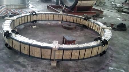 Big Size CNC Machining Rolling Ring Tyre/Rotary Kiln Ring