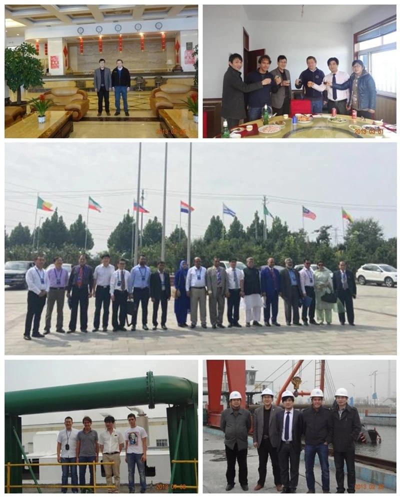 Factory Work Boat Cooperate with Dredger