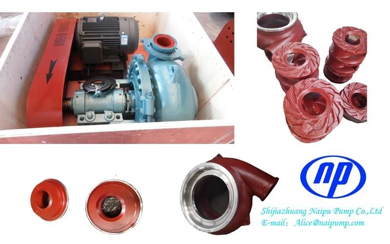 Naipu 10/8special Pump for Small Sand Dredger Electric Pump