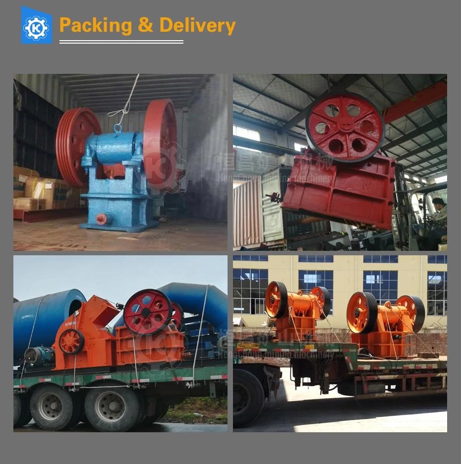 (100% Quality Assurance) Diesel Engine Stone Jaw Crusher PE250*400 PE400*600 Stone Gold Ore Quartz Jaw Crusher Crushing Equipment for Construction Materials