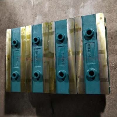 High Manganese Steel Castings Breaker Plate Liners Suit Np1213 Np1313 Impact Crusher Spare ...