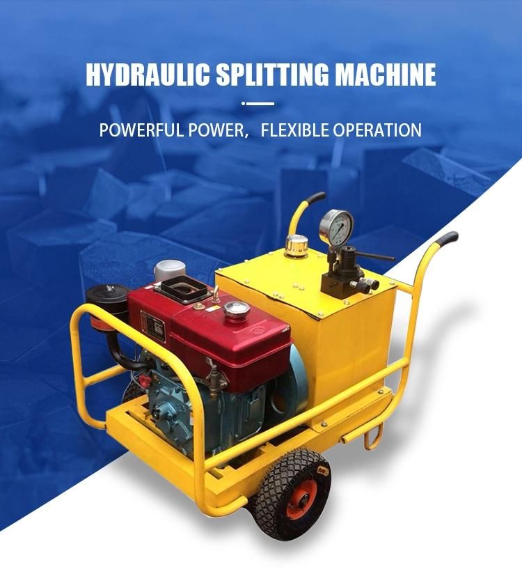 Good Price Portable Rock Splitter 800t Hydraulic Stone Splitting Machine