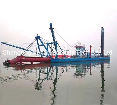 Kehan New Cutter Suction Sand Dredger with Pump Booster