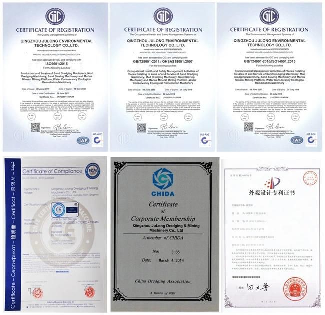 6inch-26inch Sand Cutter Suction Dredger Manufacturer (ISO, ZC Certificate)