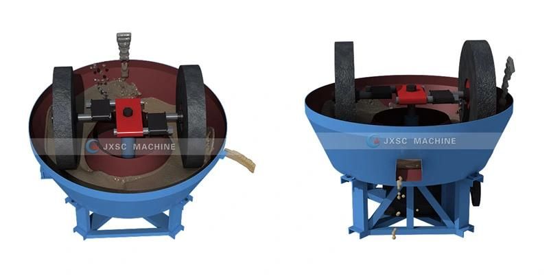 High Quality China Grinding Grinding Machine 1200 Wet Pan Mill