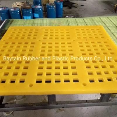 PU Mesh Screen for Mineral Separation Urethane Panel PU Screen Plate Customized Color ...