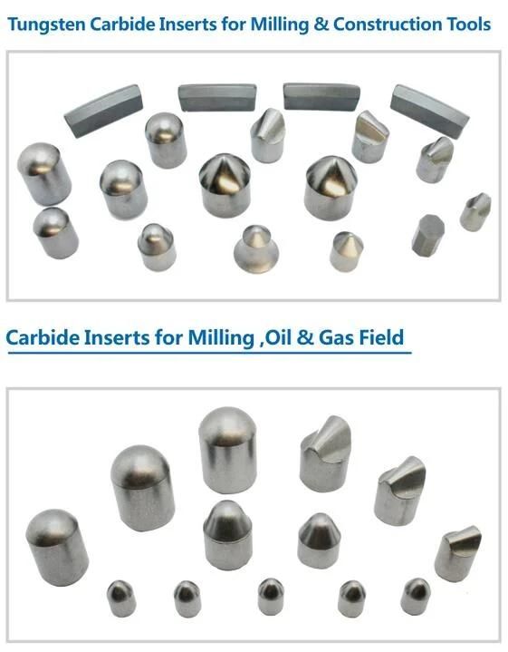 Yg15 Tungsten Carbide Button Bit Tips for Mining