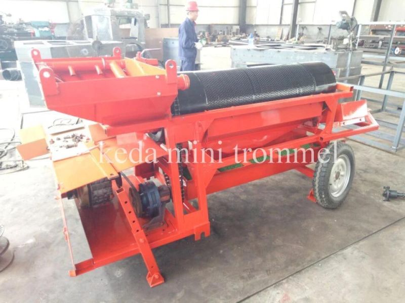 Keda Ghana Popular Mini Moveable Gold Trommel for Sale