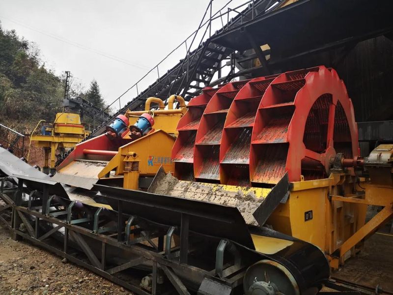 Best Price/Good Performance/High Capacity/Construction/Gold Mining Wheel Type Sand Washing/Cleaning Machine/Sand Washer