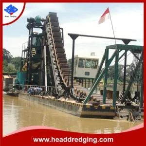 Qingzhou Manufacturer Bucket Dredger for Sale Ships Sand Dredging Vessel Chain Bucket ...