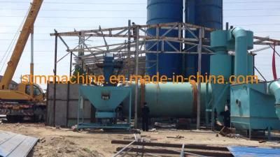 Low Energy Consumption Gypsum Powder Rotary Dryer / Rotary Oven