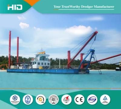 HID High Capacity 4000 Cubic Meter Per Hour Dredger and Diamond Dredging Mining Ship Used ...