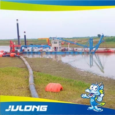 Water Flow 3500m3/H Cutter Suction Dredger with Anchor Boom