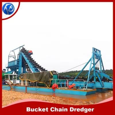 Gold Dredger, Diamond Dredger Chain Bucket Dredger for Sale