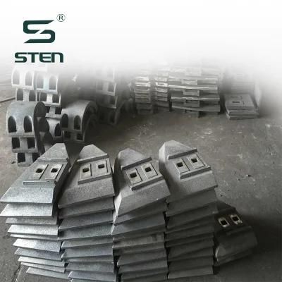 High Chromium Wear Liner Spare Parts for Tower Grinding Mill Machine