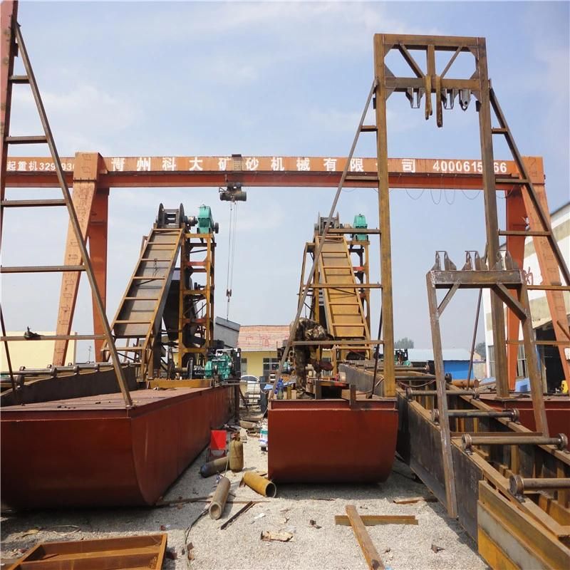 Keda Best Selling Gold Dredging Bucket Chain Machine for Sale