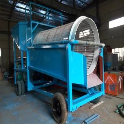 Small Scale 5-10tons Gold Ore Processing Plant Gold Washing Machine Trommel Screen for ...