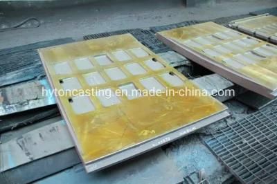 H2500 H3244 H3450 Jaw Plate Specifications for Granite Milling Machine Apply to Telsmith