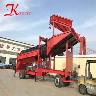 Low Investment Gold Washing Tumlber Sieve Machine for Separate Gold Ore