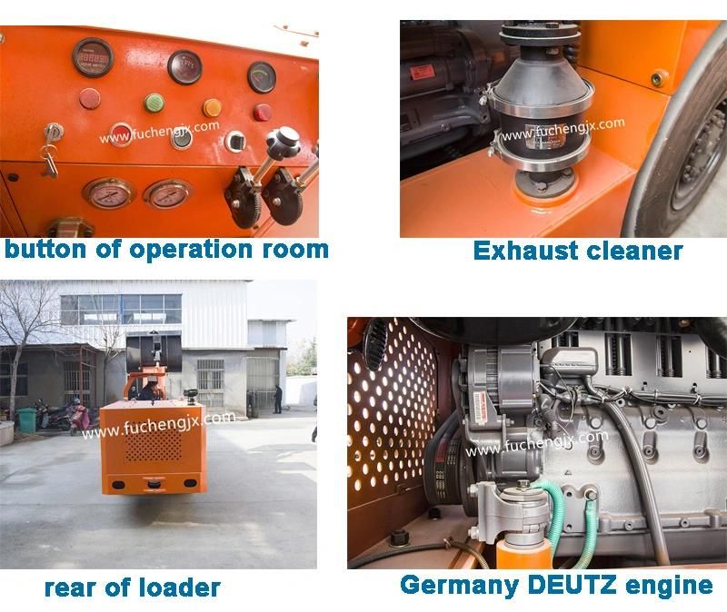 China manufacturer Diesel underground mining wheel loaders with DEUTZ engine power