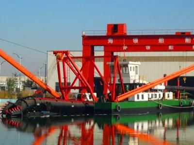 China 26 Inch 6000 Cubic Meters Cutter Suction Dredger for Port Dredging Machine/Sand ...