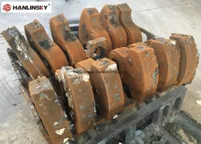 Chinese Factory High Chrome Steel Crusher Hammer for Hammer Crushers with Ceramics