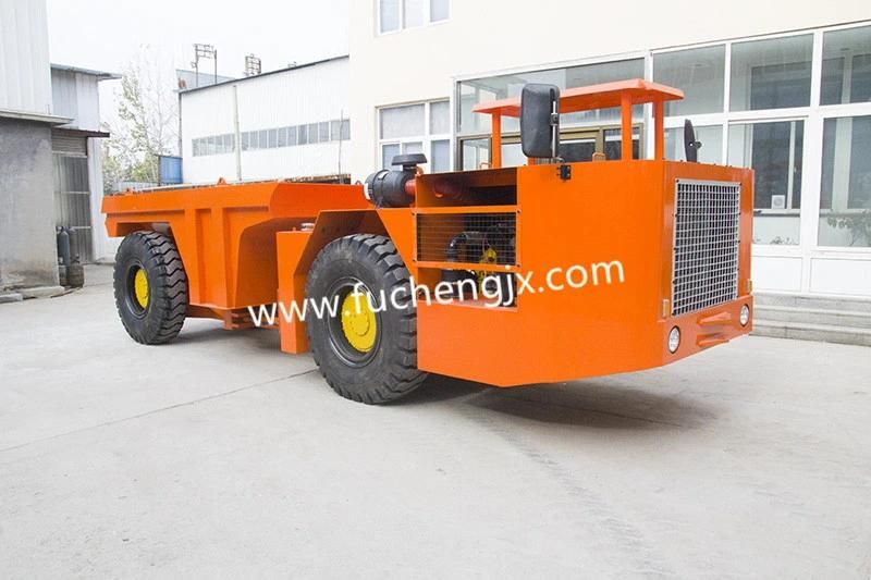 China supply mining hydraulic underground dump truck with diesel power