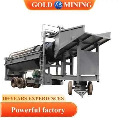 Trommel Screen and Sluice Box Type Mobile Gold Separator