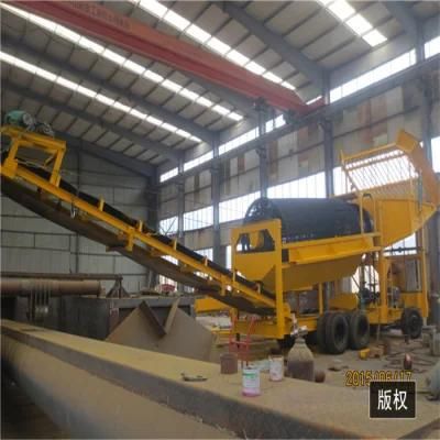Mobile Gold Washing Rotary Trommel Screen