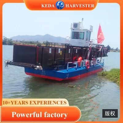 Hydraulic Diesel Engine Powered Full Automatic Aquatic Weed Harvester