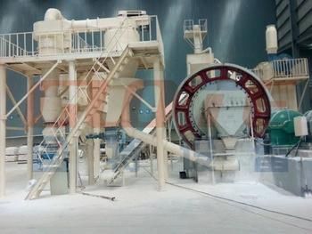 Horizontal Compact Structure Calcium Carbonate Silica Sand Ball Mill Plant