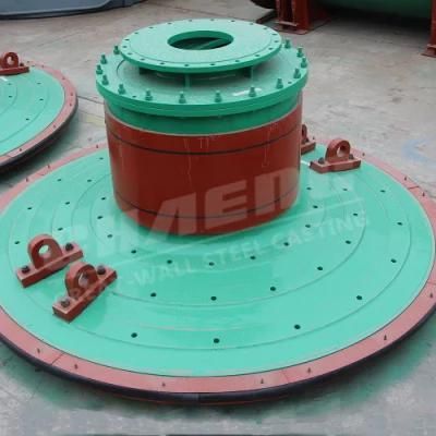 Large Casting Steel Ball Mill End Cover by Chinese Manufacturer