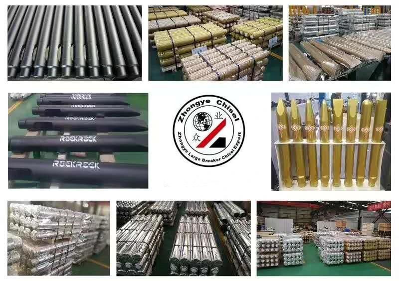 Moil Type Wedge Type Blunt Type Hydraulic Rock Breaker Chisel Hammer