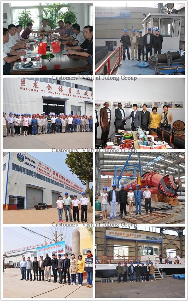 China Julong Brand New Cutter Suction Dredger for River/Lake/Sea/Port/Pond/Channel Dredging Work