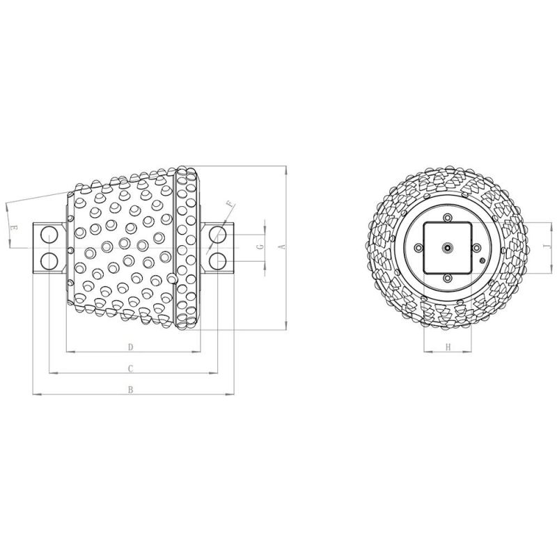 Reverse Circulation Drilling Cutter RCD for Mining