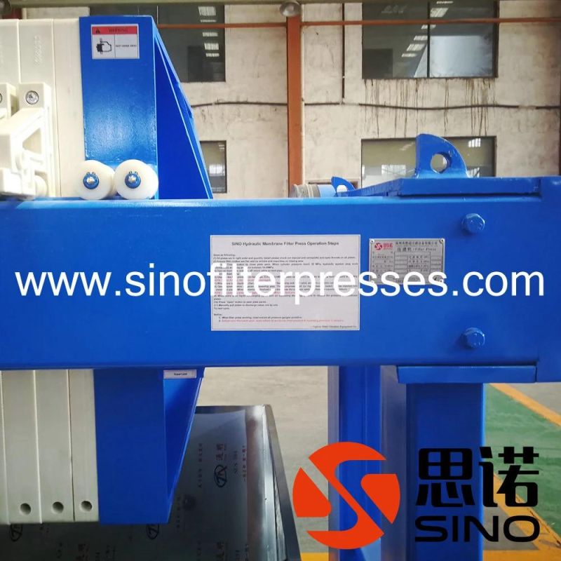 Heavy Designed Plate Filter Press for Stone Crushing Slurry / Tailing Dewatering