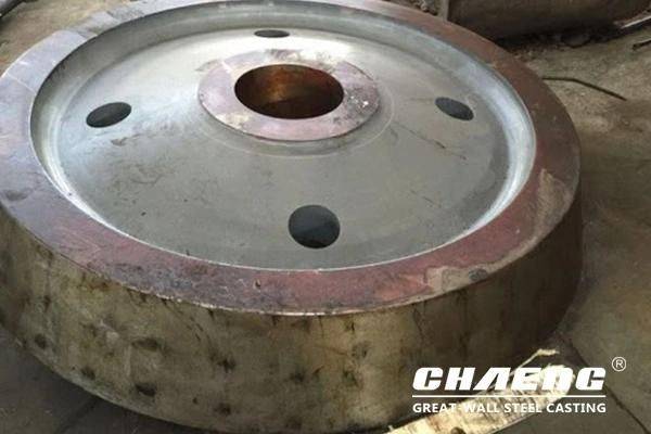 Cement Plant Casting Steel Large Size Rotary Kiln Thrust Roller