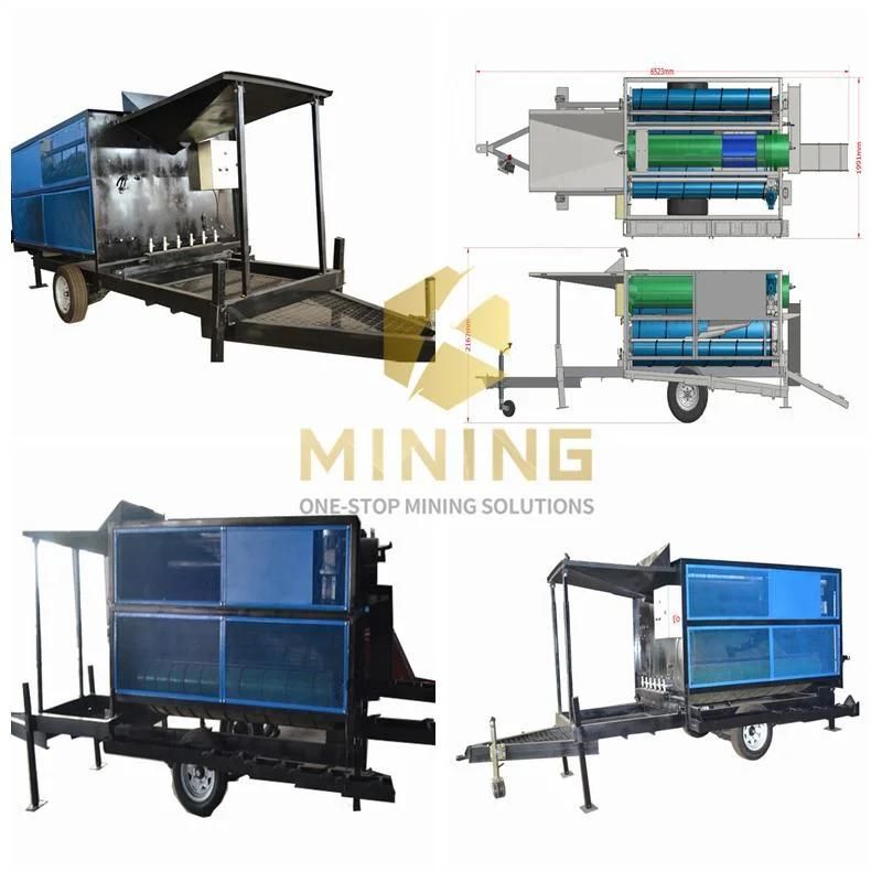 Artisanal and Small Scale Gold Mining Without Mercury Gold Mining and Prospecting Equipment Portable Gold Trommel Gold Mining Equipment