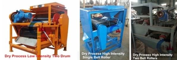 Dry Type Magnetic Drum Separator High Gradient Field Intensity Mineral Tin Zircon Titanium Hematite Ilmenite Gold Iron Ore Magnetic Separator