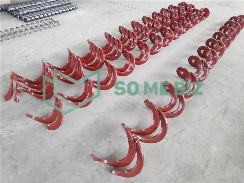 Abrasion Resistant Helicoid Screw Flight for Bulk Material Handling