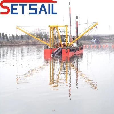 Import Diesel Engine Brand Cutter Suction Dredger for River Sand