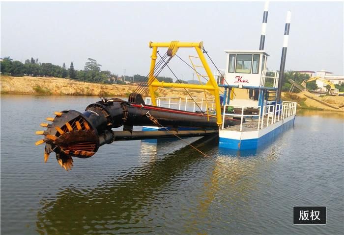 6 Inch to 20inch River Sand Cutting Head Dredging Machine Mud Pump Cutter Suction Gold Mining Dredge Cutter Suction Dredger for Sale