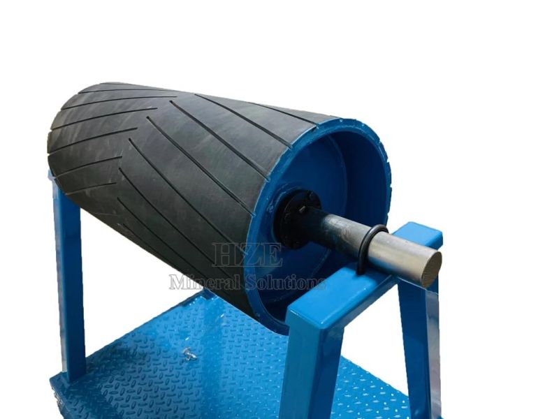 Iron Ore Processing Gangue Rejection Dry Drum Permanent Magnetic Head Pulley