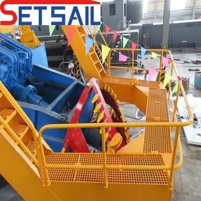 The Latest Technology Sand Pump Dredger with Anchor Boom