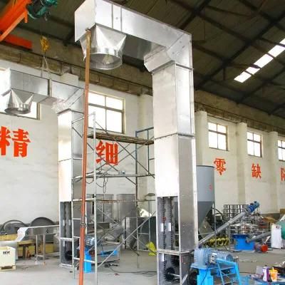 Polish Easy Cleaning Z-Type Bucket Elevator Machine in Chemical Industry Z Shape Feeder